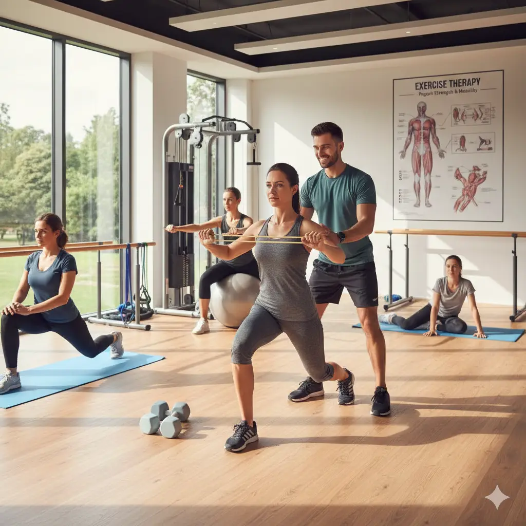 This is a picture of excercise therapy